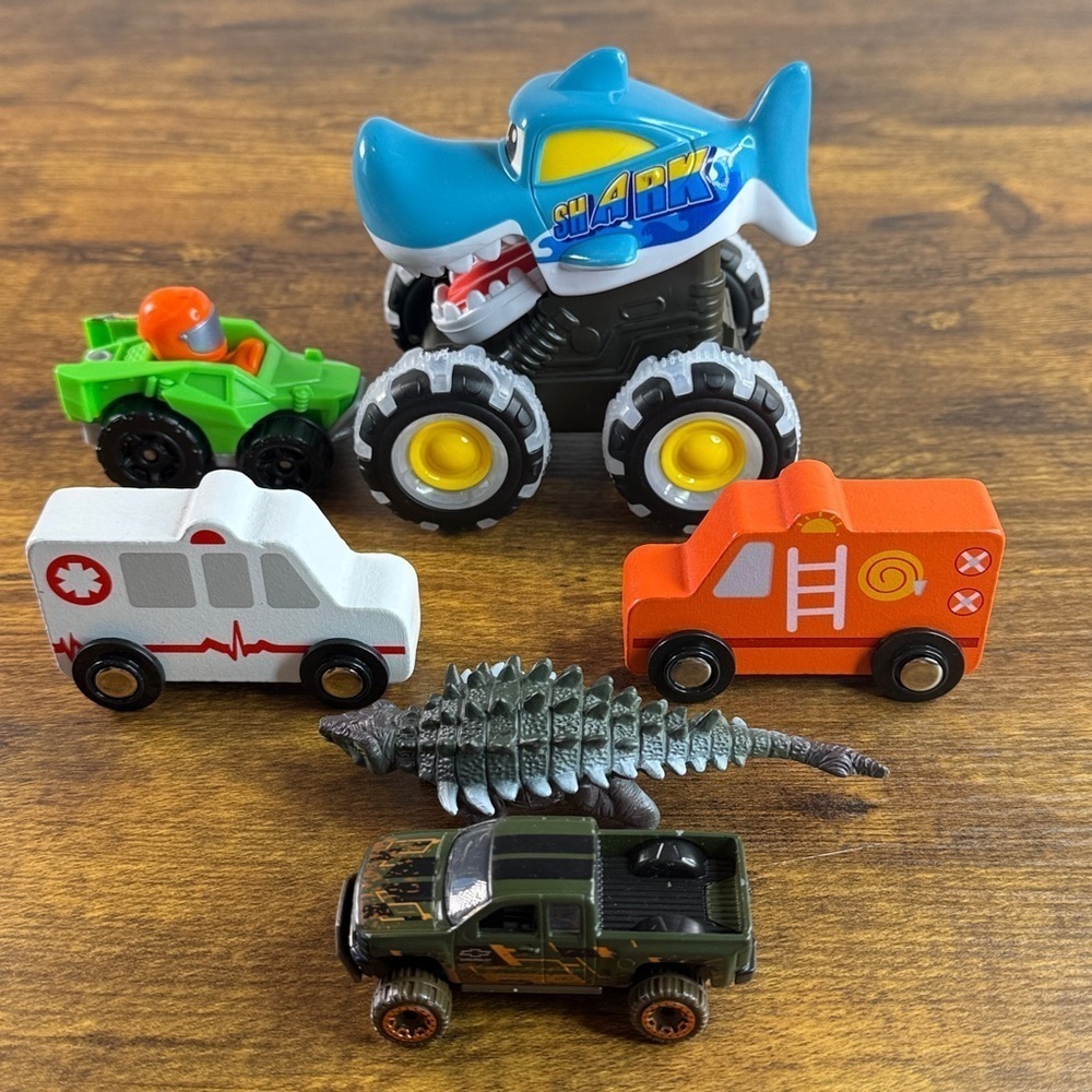 Colorful Toy Vehicle Set